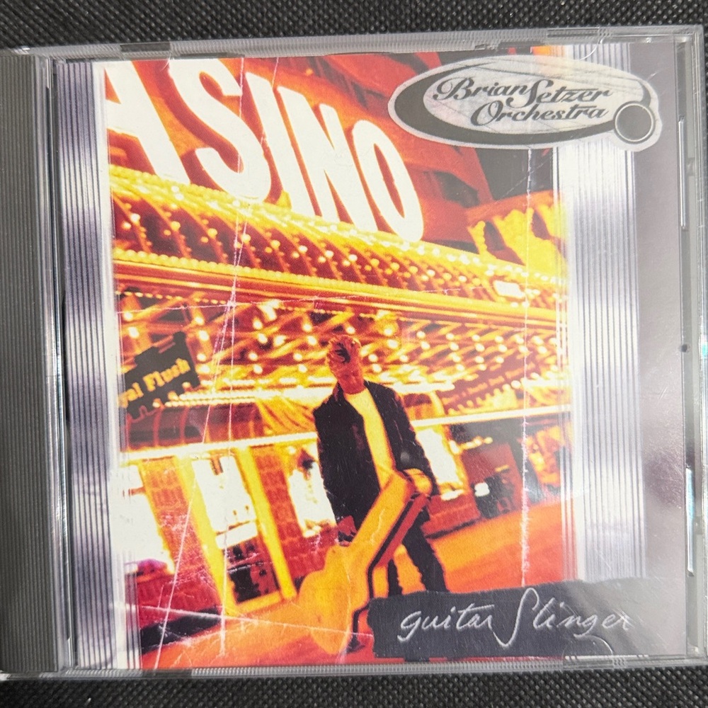 "Guitar Slinger" by The Brian Setzer Orchestra
 -CD- 1996 + 1 other CD - USED